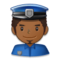 Police Officer - Medium Black emoji on Samsung